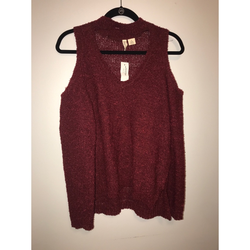 Burgundy Sweater